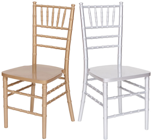 Gold & silver Chiavari chairs